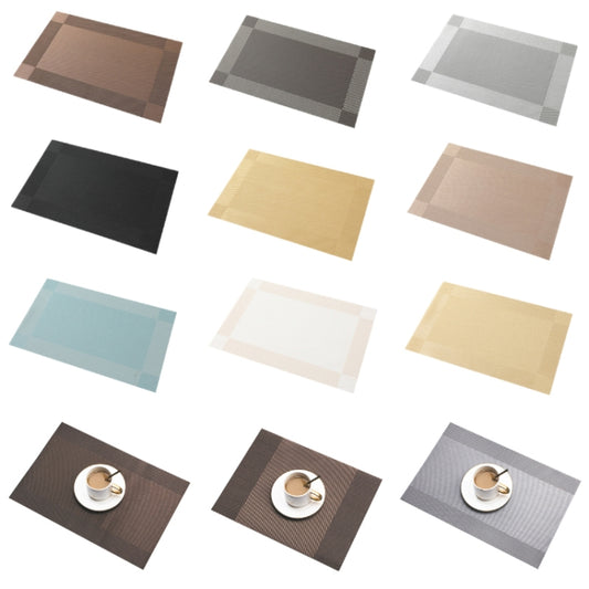 PVC Heat-insulating Non-slip Table Mat(Creamy White) by bashfashion