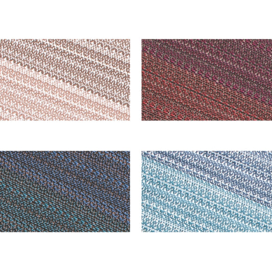 Christmas Gradient Thickening Woven PVC Heat Insulation Pad(Light Blue) by bashfashion