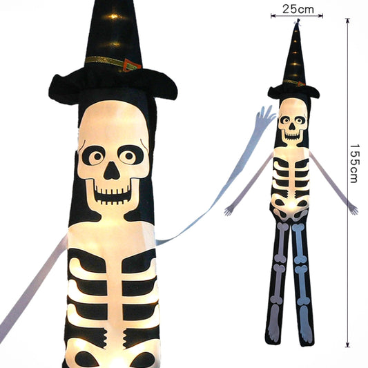 Halloween LED Hanging Lights Ghost Festival Decorative Lights, Style: Skeleton (Warm White) by bashfashion