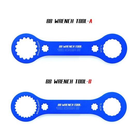 2 PCS DUB TL-FC32/25/24 Bicycle Integrated Hollow Shaft Wrench(BB Wrench A+B) by bashfashion