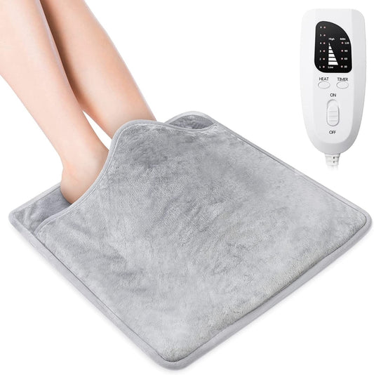 60W Electric Feet Warmer For Women Men Pad Heating Blanket EU Plug 230V(Dark Gray) by bashfashion