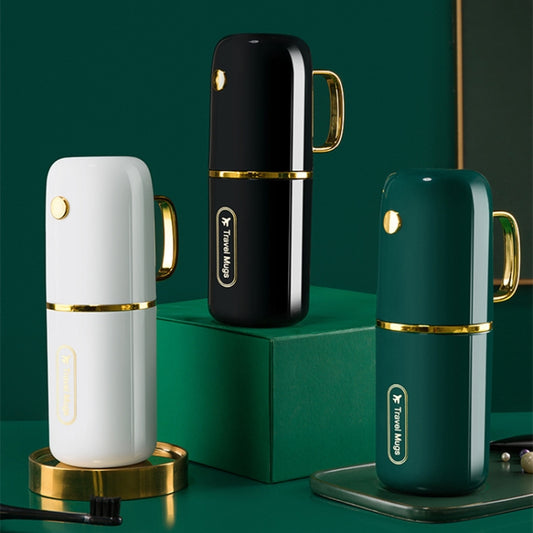 JM043 Home Mouthwash Cup Set Couple Convenient Travel Toothbrush Box, Style: 2 Cups White by bashfashion