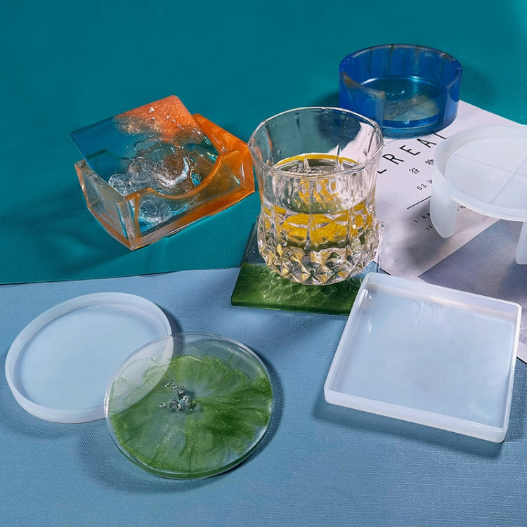 DIY Crystal Epoxy Storage Box Silicone Mould, Specification: 10 PCS/Set by bashfashion