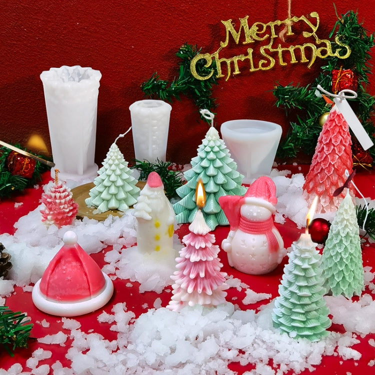 Christmas DIY Scented Candle Silicone Mold, Color: White(SD-84) by bashfashion