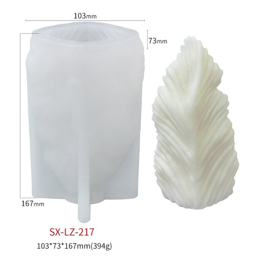 Scallop DIY Scented Candle Silicone Mold, Specification: LZ-217 by bashfashion