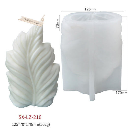 Scallop DIY Scented Candle Silicone Mold, Specification: LZ-216 by bashfashion