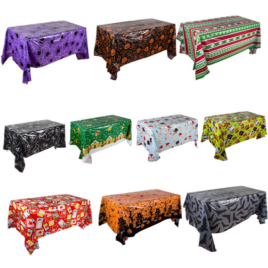 Christmas Halloween Party Event Decoration Tablecloth(Geometry) by bashfashion