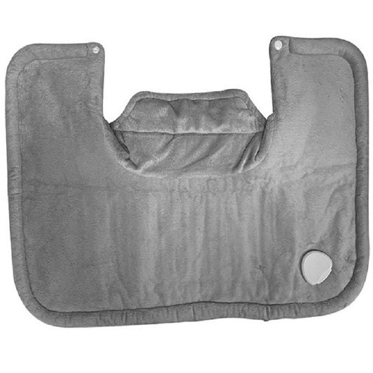 Electric Heated Thermal Shawl On The Back And The Neck US Plug(Creamy-white) by bashfashion