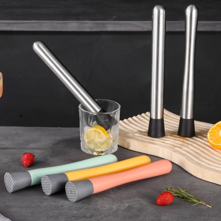 Cocktail Lemon Stirrer Bar Crushed Ice Hammer, Specification: Straight 21cm by bashfashion