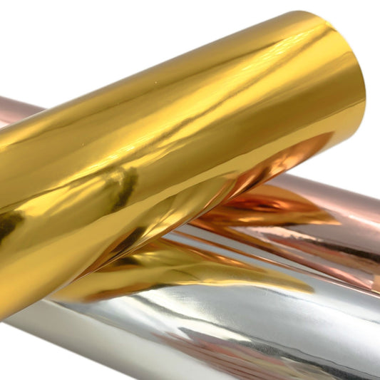 30cm x 100cm Glossy Metal Self Adhesive Vinyl Film DIY Cup Sticker Car Sticker, Color: Gold by bashfashion