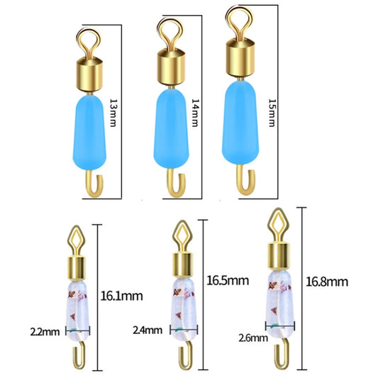 50 PCS HS-052 Silicone Eight-Shaped Ring Connector, Specification: Medium(Gold Plated) by bashfashion