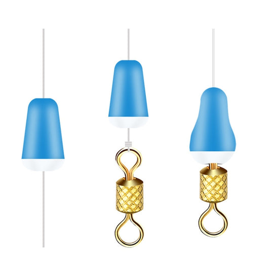 200 PCS DWF01 Silicone Main Line 8 Character Ring Anti-tangle Beans, Size: Large 10mm by bashfashion