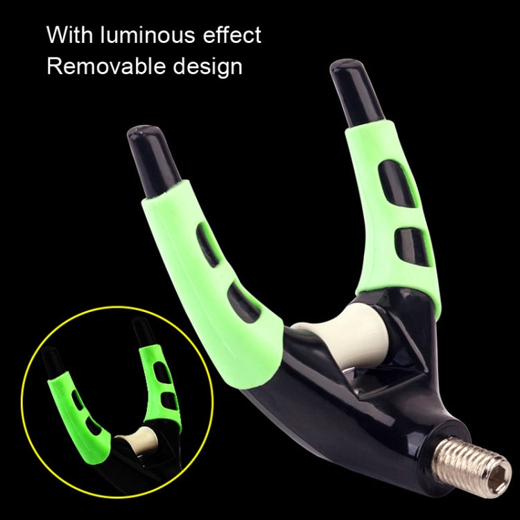 Detachable Luminous Claw Turret Bracket Head Fishing Rod Head Bracket Accessories, Size: Large by bashfashion