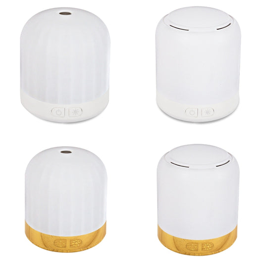 RD1909 Portable RGB Light Effect Anhydrous Aromatherapy Lamp, Spec: Wood Single-hole by bashfashion