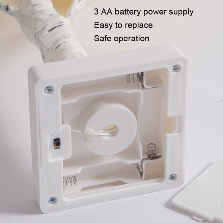 SJ-SD054 LED Valentine Day Rose Indoor Party Decoration Lights(White Bottom Blue) by bashfashion