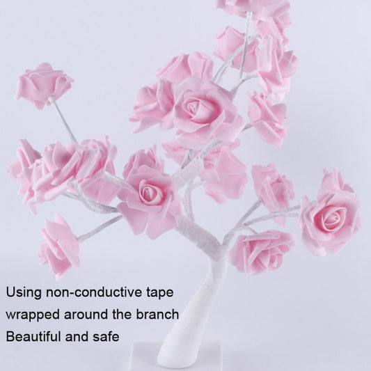 SJ-SD042 Rose Tree LED Christmas Party Decoration Light, Style: Detachable Base(Purple) by bashfashion