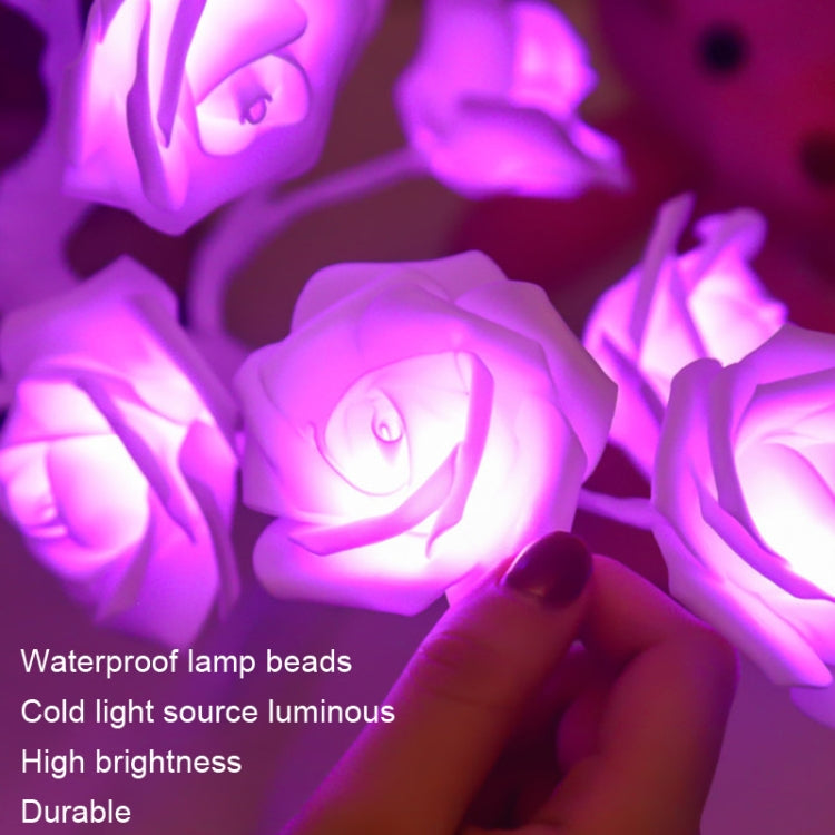 SJ-SD042 Rose Tree LED Christmas Party Decoration Light, Style: Detachable Base(Purple) by bashfashion
