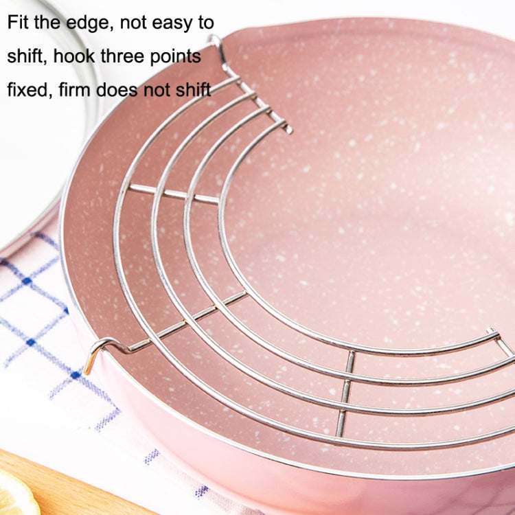 304 Stainless Steel Semicircular Drain Rack , Size: 28cm by bashfashion