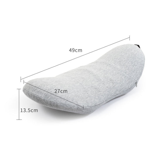 Memory Foam Lumbar Spine Cushion Pregnant Women Sleeping Lumbar Pillow(Light Gray) by bashfashion