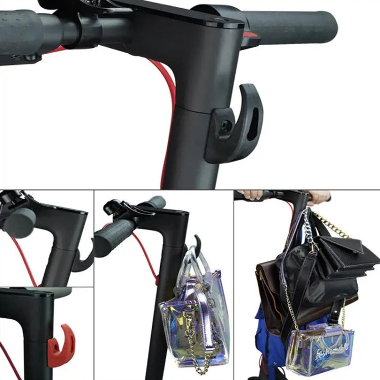 2pcs For Xiaomi M365 Series Electric Scooter Universal Storage Hook(White) by bashfashion