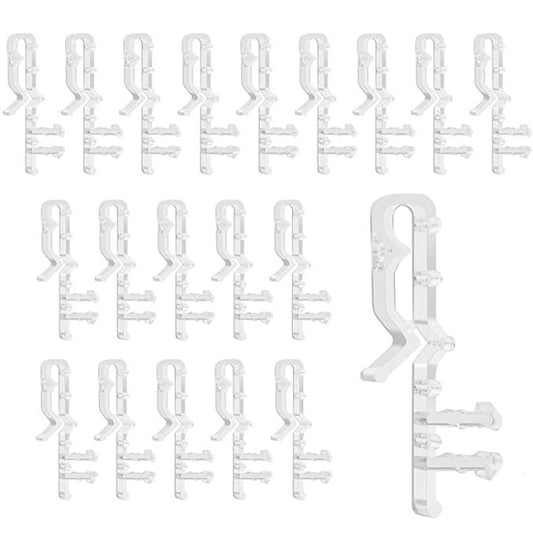 2 Sets 2.0 Inch Venetian blinds Baffle Sequins Lacing Film(White) by bashfashion