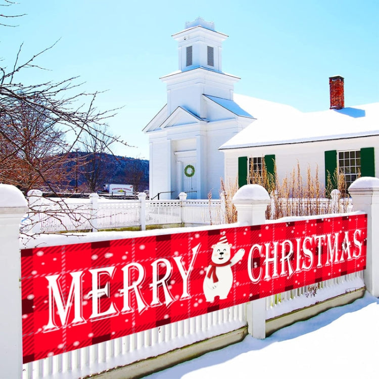 Christmas Patio Banner Party Decoration Supplies 50 x 250cm(Style 05) by bashfashion