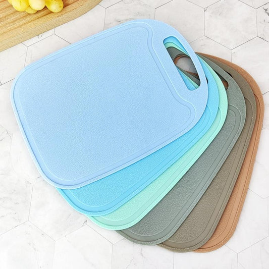 10 PCS Plastic Anti-Slip Kitchen Cutting Board(No. 2 Brown) by bashfashion