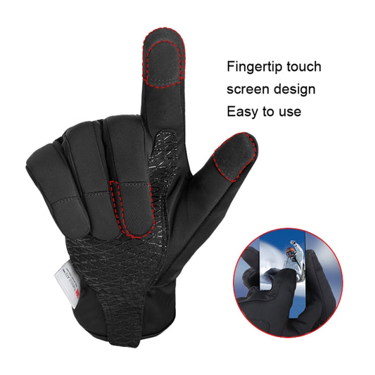 A030 Winter Skiing Glove Riding Sports Touch Screen Keep Warm Gloves, Size: L(Black) by bashfashion
