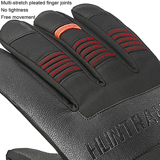 HUNTRANGE A055 Waterproof Riding Sports Touch Screen Keep Warm Gloves, Size: L(Black) by HUNTRANGE