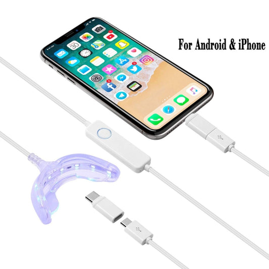 Wire-Controlled 25min Timing 16LED Teeth Whitening Device Dental Bleaching System(White) by bashfashion