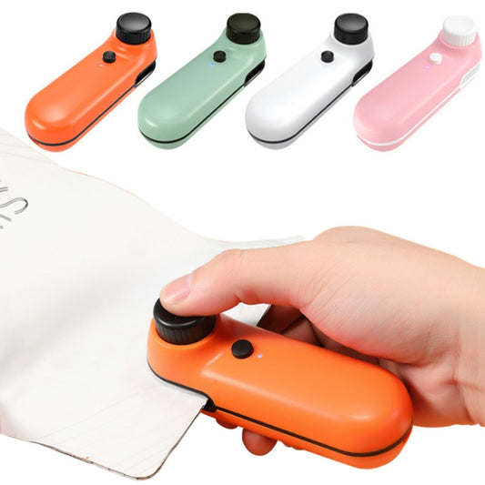 W-168 Knob Charging Sealing/Opening Machine Mini Snack Moisture Sealer(Orange) by bashfashion