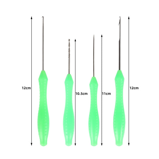 4 PCS / Set Carp Fishing Hook Needle Fishing Bead Bait Hook Needle by bashfashion