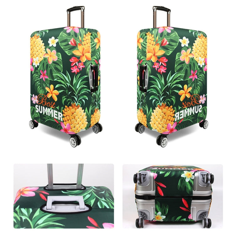 Thickened Wear-resistant Stretch Elastic Luggage Dust Cover, Size: S(Tropical Palm) by bashfashion