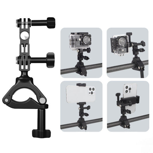 Bike Cycling Bracket Mount for Cell Phone & Sports Camera,Spec: Mobile Phone Set by bashfashion