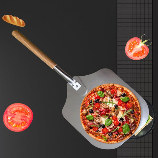 Detachable Aluminum Oak Pizza Cake Transfer Shovel Kitchen Baking Tools(12 inches) by bashfashion