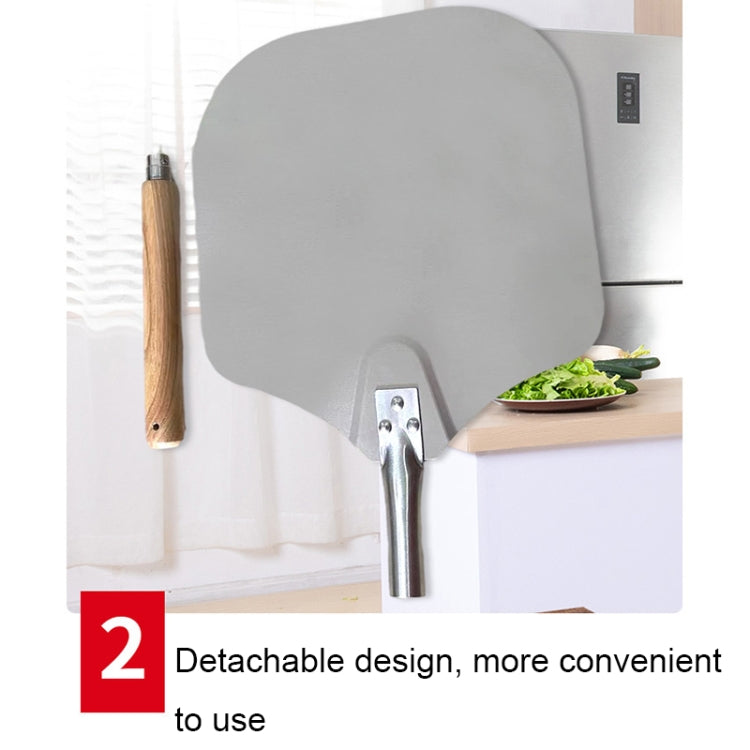 Detachable Aluminum Oak Pizza Cake Transfer Shovel Kitchen Baking Tools(12 inches) by bashfashion