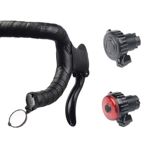 Bicycle Handlebar Folding Rearview Mirror, Color: No Light by bashfashion