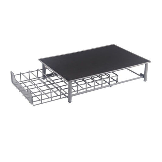 3 Rows Drawer Type Coffee Capsule Holder Organizer Can Storage 60pcs Milk Ball(Silver Gray) by bashfashion