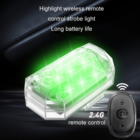 Remote Control LED Car Modified Electric Car Warning Tail Light, Specification: 1 Light+1 RC by bashfashion