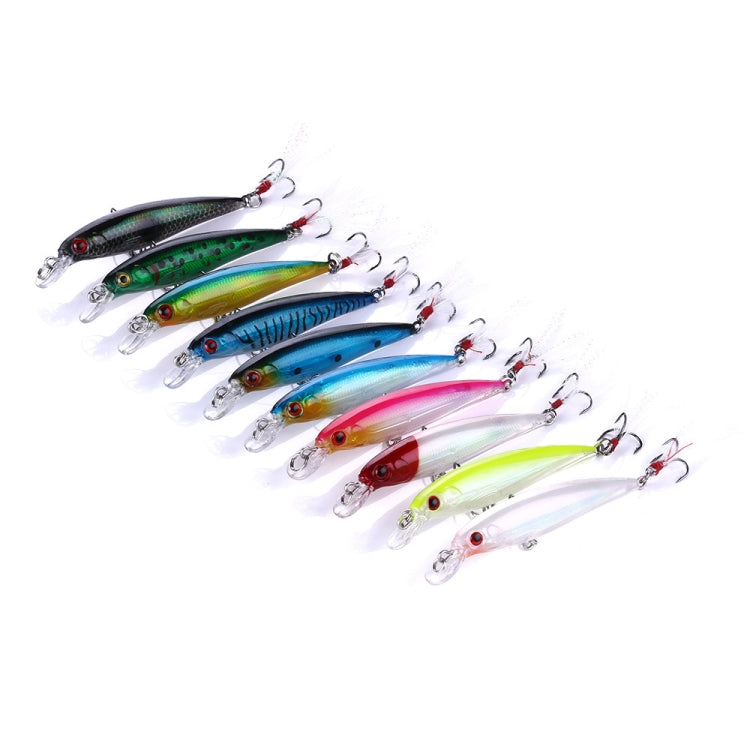 HENGJIA MI094 Simulation Laser Fake Lures Minnow Fishing Baits, Color: 3 by HENGJIA