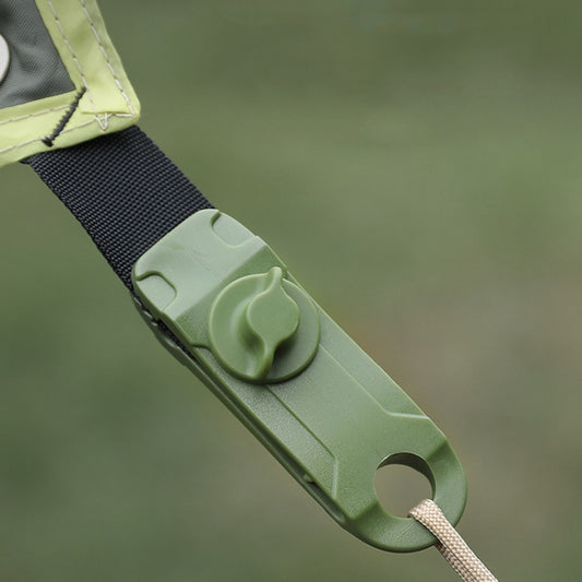 Tent Additional Pull Point Shark Clips Outdoor Camping Canopy Windproof Clip(Dark Green) by bashfashion
