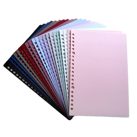 5sets Frosted Loose-Leaf Book Cover DIY Hand Book Cover, Size: B5(Pink) by bashfashion