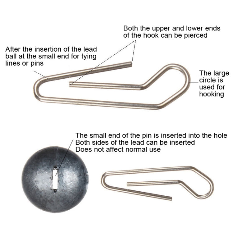 10pcs Fast Hanging Lead Pendant Lure Insertion Lead Inverted Lead, Specification: 14g by bashfashion