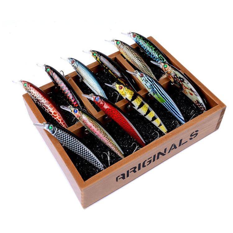 LB106 11cm/11.5g Lure Painted Bionic Fishing Bait Plastic Hard Bait, Color: 17 by bashfashion