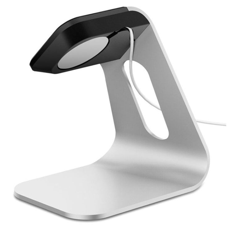 Z65 For Apple Watch Charging Stand Aluminum Alloy Desktop Display Stand(Silver) by bashfashion