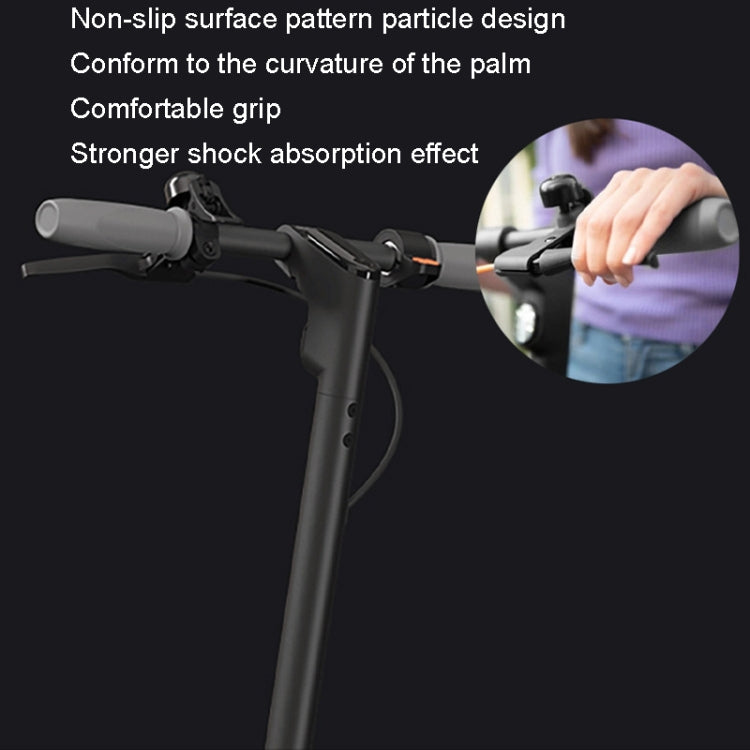 For Ninebot F30/F40 1pair Electric Scooter Silicone Handlebar Cover(Gray) by bashfashion