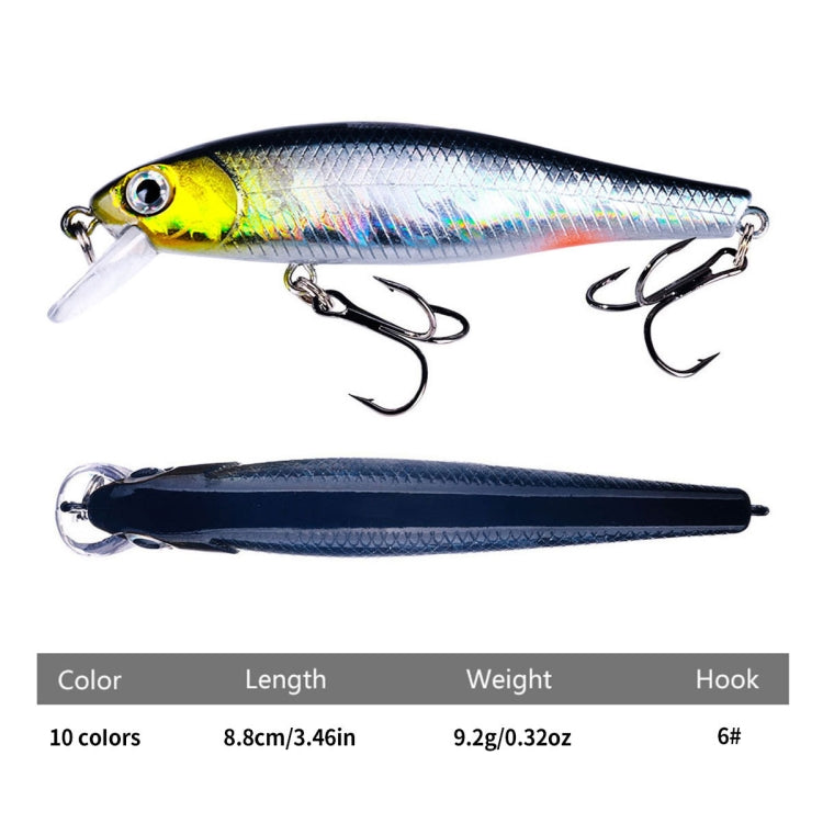 HENGJIA MI160 8.8cm 9g Floating Water Minno Fake Bait, Color: 7 by HENGJIA
