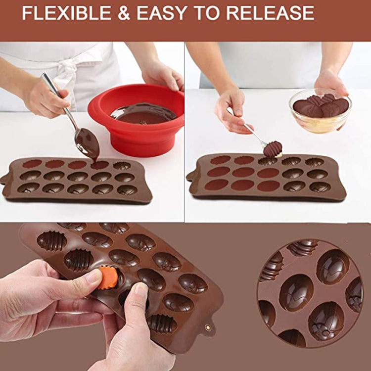 Easter Mini Colorful Egg Silicone Chocolate Mold by bashfashion
