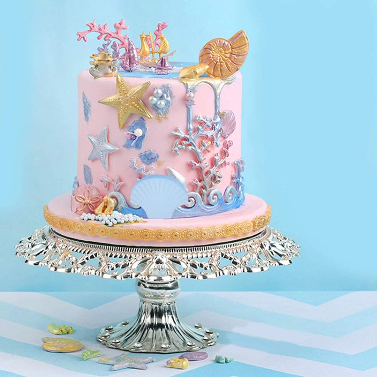 Marine Fish Series Shape Food Grade Silicone Cake Mold Plaster Painting Mold(Color Random Delivery) by bashfashion