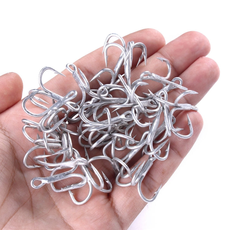 HENGJIA FH061 10pcs Three-jaw Treble Blood Groove Hooks, Specification: 2 by HENGJIA